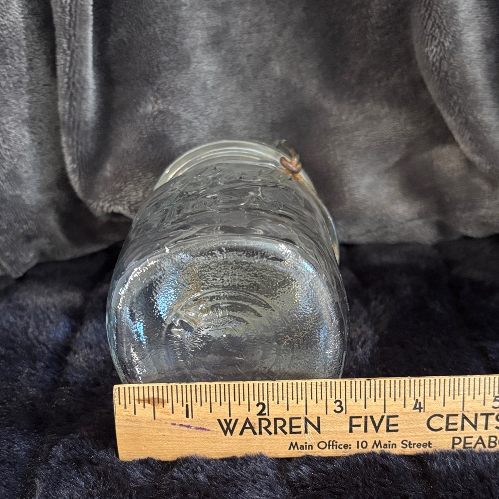 Vintage Ball Ideal Wire Seal Clear Glass Made in USA 🇺🇸 - Picture 8 of 11